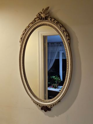 Mueble antiguo de madera y mármol 