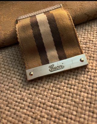 Portafoglio Gucci vintage beige e bianco