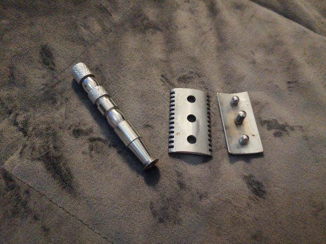 Brochas afeitar antiguas + maquinillas