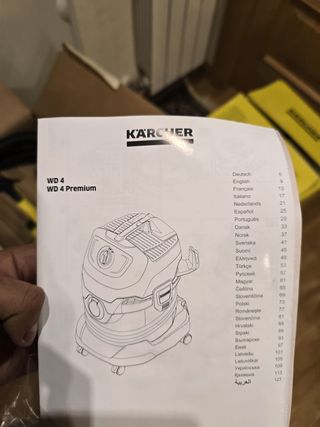 Aspiradora Karcher WD 4 Premium