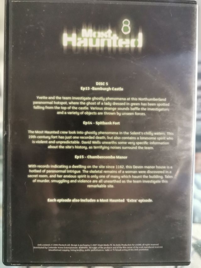 DVD Most Haunted 8 Episodios 13-15