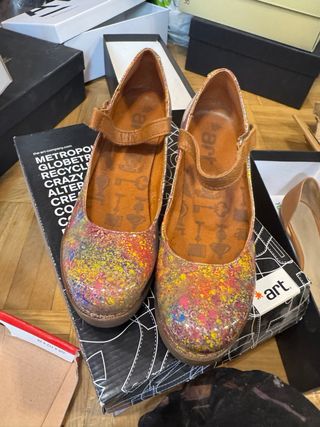 Zapatos Art multicolor, talla 38, nuevos