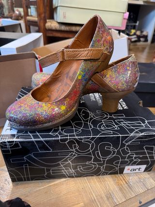 Zapatos Art multicolor, talla 38, nuevos