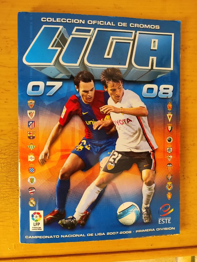 Álbum Liga Este 07-08: cromos fútbol