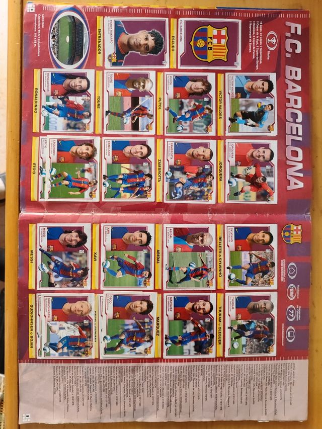 Álbum Liga Este 07-08: cromos fútbol