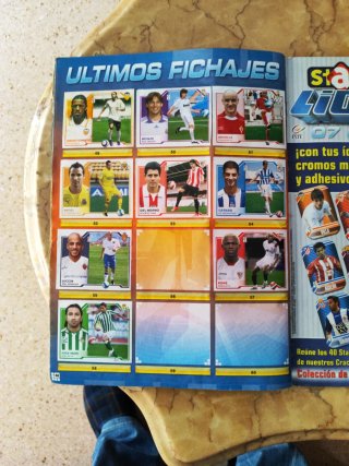 Álbum Liga Este 07-08: cromos fútbol