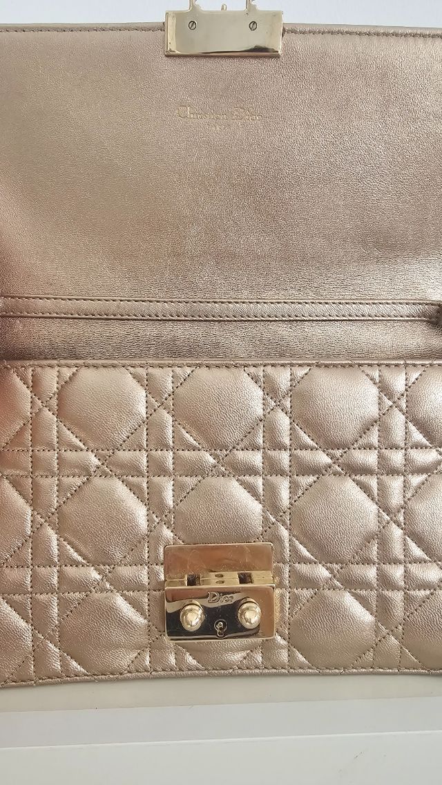 Bolso Dior dorado