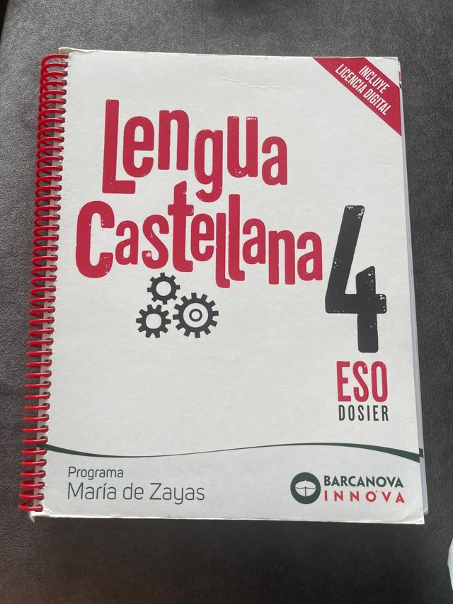 María de Zayas 4 ESO. Dosier. Lengua castellana...