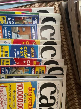 Lote revistas decoración antiguas