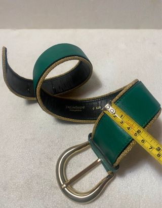 Cintura YvesSaintLaurent vintage verde