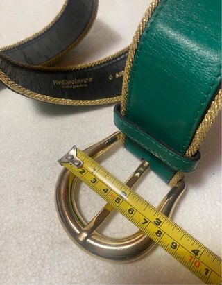 Cintura YvesSaintLaurent vintage verde
