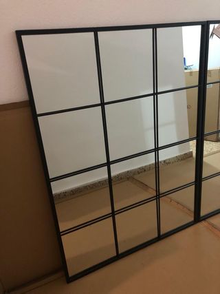 OFERTON! Espejo ventana forja industrial 120x90cm