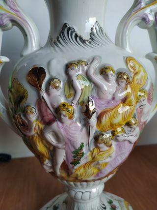 Jarrón porcelana Alcobaca