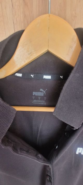 Polo Puma negro - Talla L