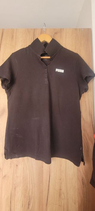Polo Puma negro - Talla L