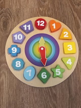 2 Puzzles infantiles: Goula Granja + Reloj
