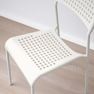 4 Sillas Ikea Adde Blancas.