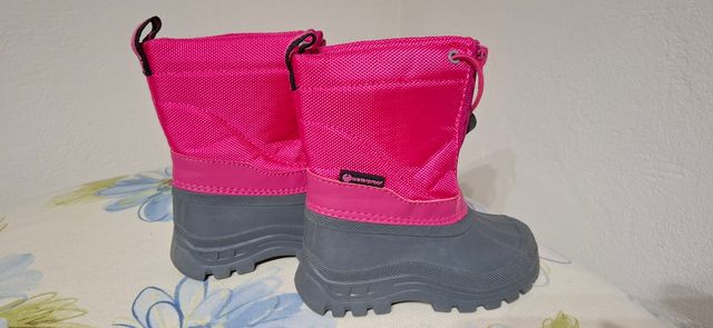 Botas nieve infantil niño niña rosa 24