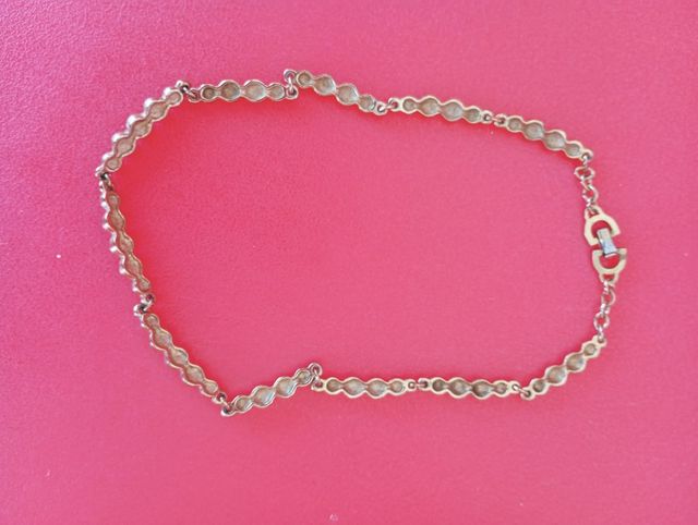 Collana Christian Dior vintage oro-verde