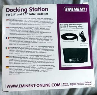 Docking Station para disco duro SATA 2,5 y 3,5