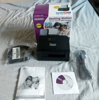 Docking Station para disco duro SATA 2,5 y 3,5