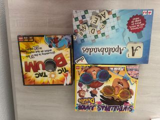 Juegos de mesa: Apalabrados, Boom, SimpaLabras