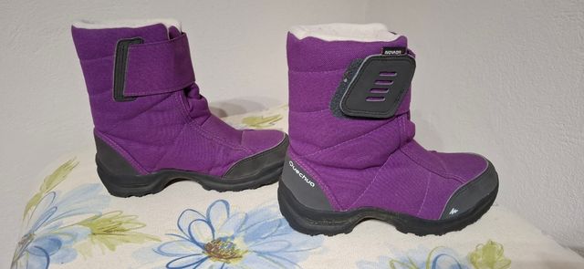 Botas nieve infantil niño niña morado talla 31