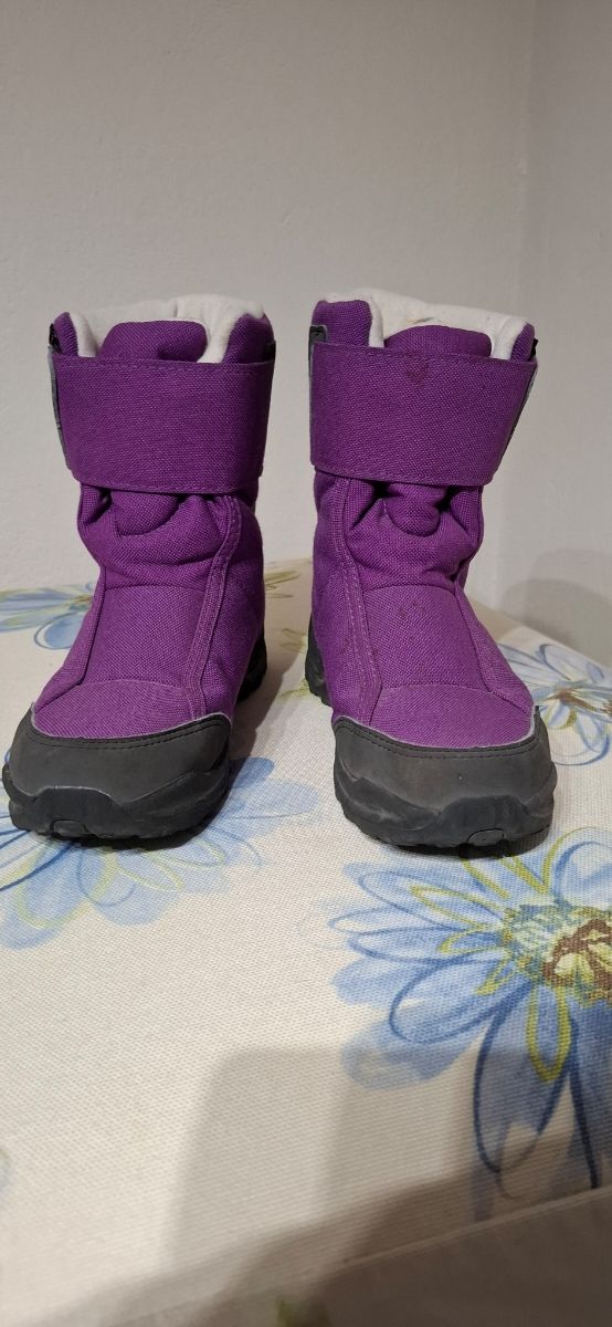 Botas nieve infantil niño niña morado talla 31