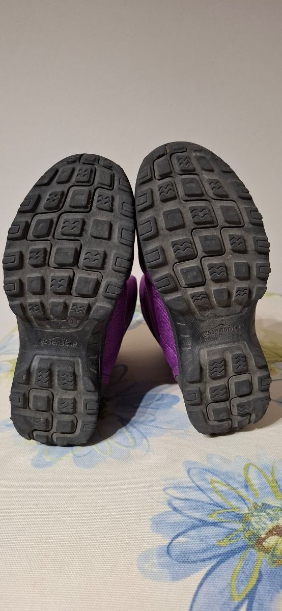 Botas nieve infantil niño niña morado talla 31