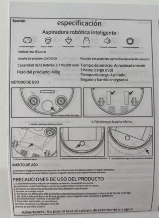 Robot aspirador Sweepin