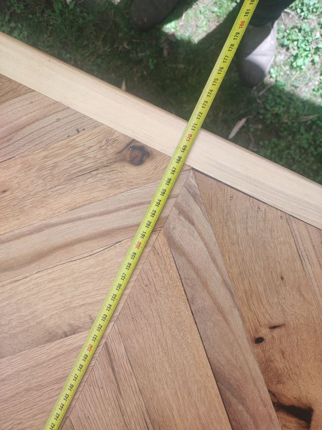 Mesa de madera roble - Marquetería