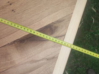 Mesa de madera roble - Marquetería 
