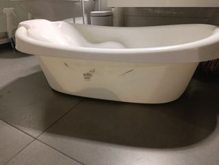 Bañera bebé con hamaca