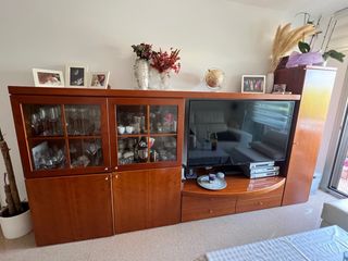 Mueble salón madera maciza