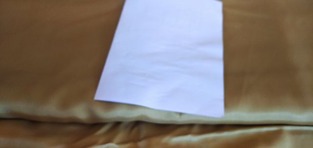 7m en forro poliéster color dorado oscuro