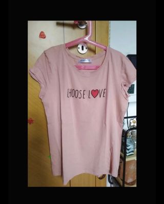 T-shirt rosa donna tg M
