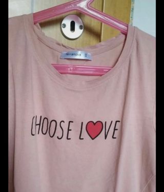 T-shirt rosa donna tg M