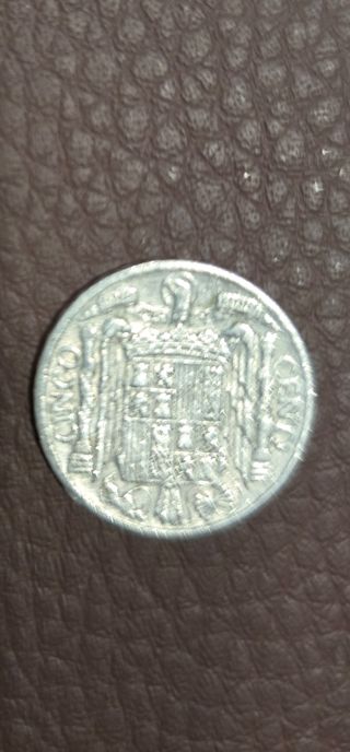 Moneda España 5 céntimos 1945