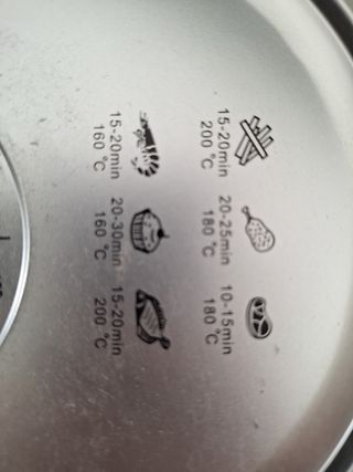 Freidora de aire sin aceite
