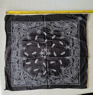 Bandana Paisley nera - Foulard