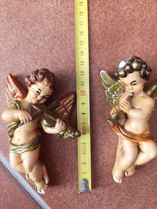 6 Angelitos músicos - Escayola