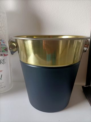 Secchiello ghiaccio oro e nero