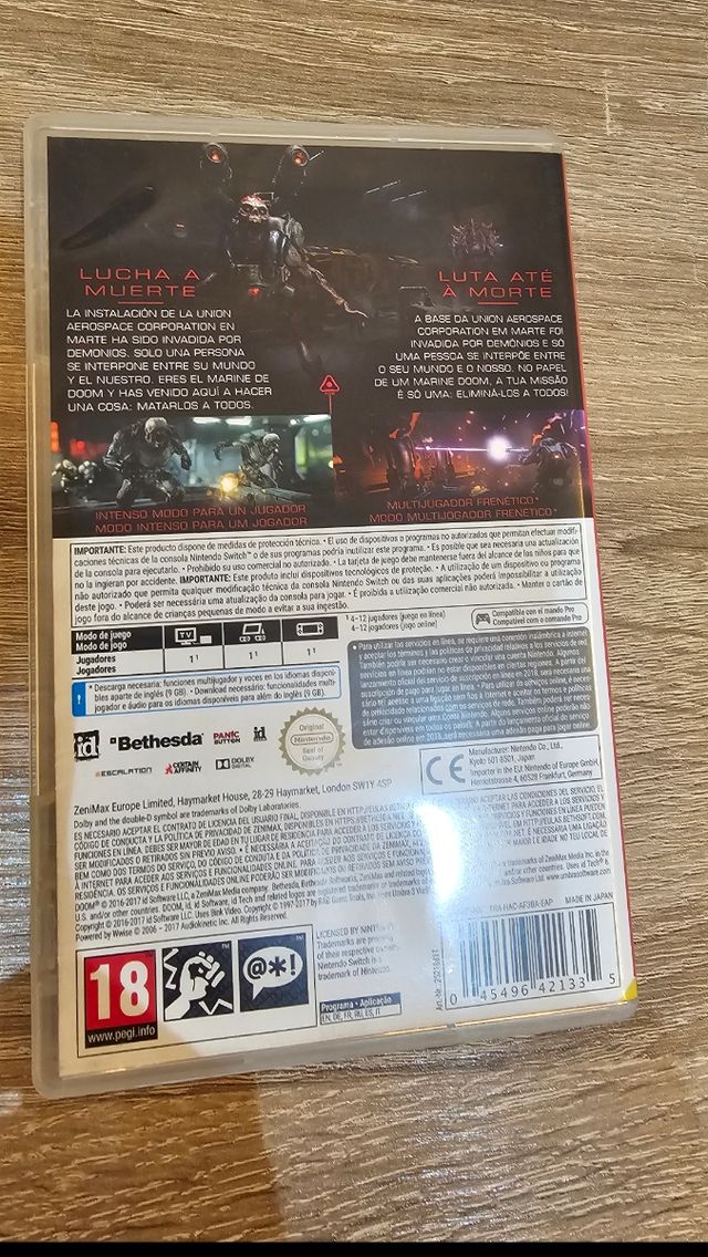 Doom Nintendo Switch - FPS
