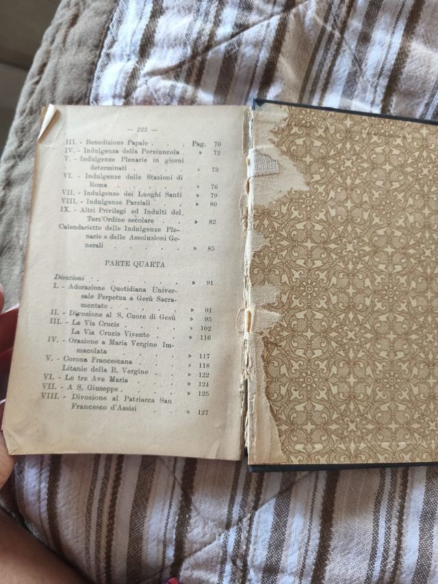 attestato di vestizione del 1930