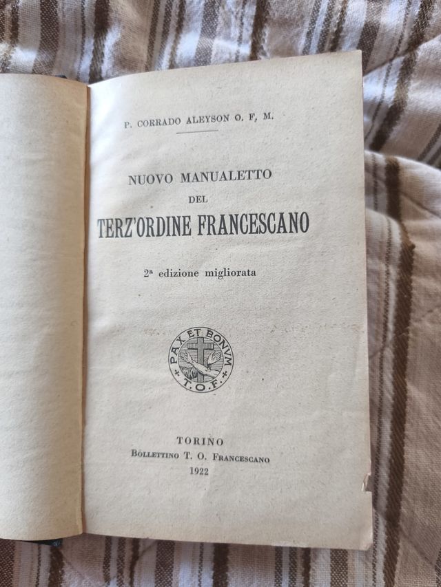 attestato di vestizione del 1930