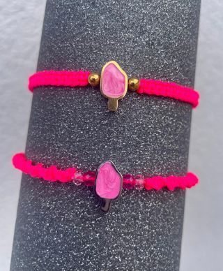 Pulseras helado handmade