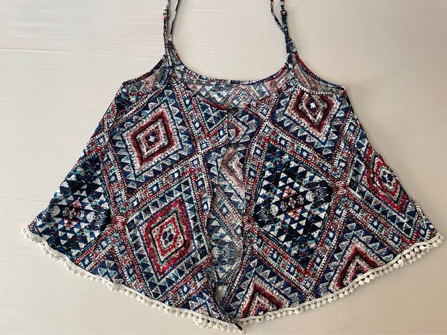Blusa estampada boho talla S