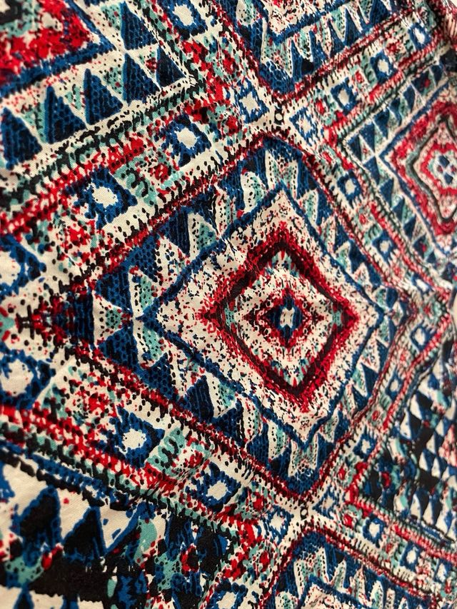 Blusa estampada boho talla S