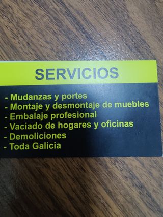 Mudanzas y portes