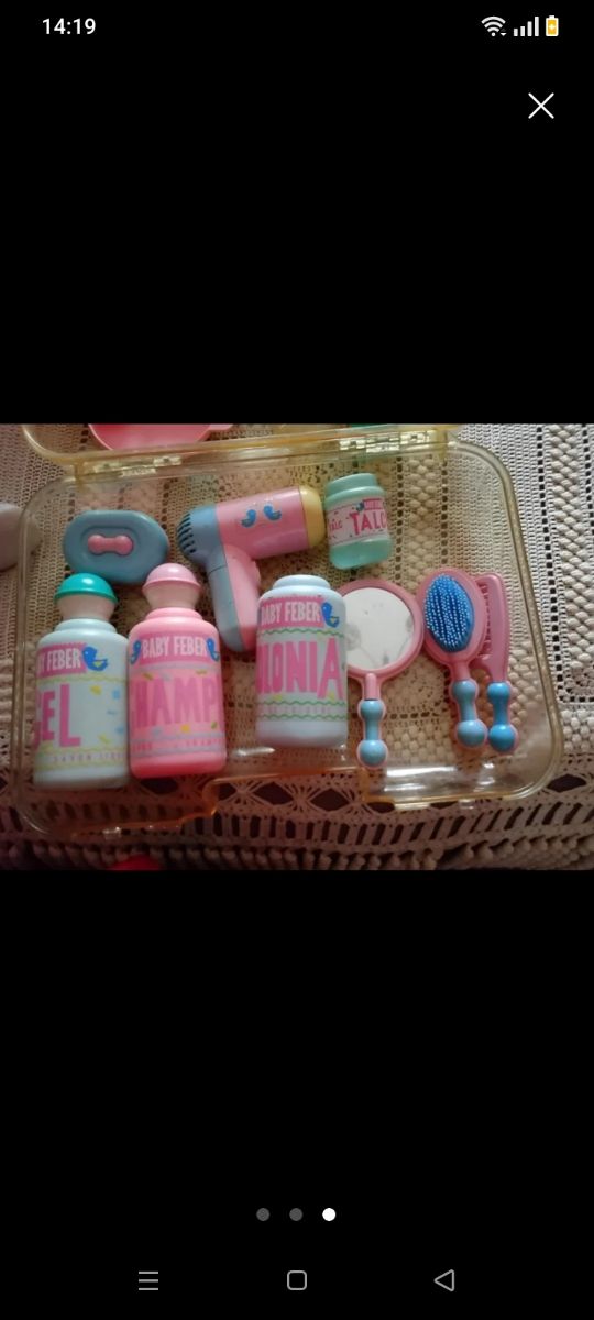 Maleta juego muñecos feber última oferta